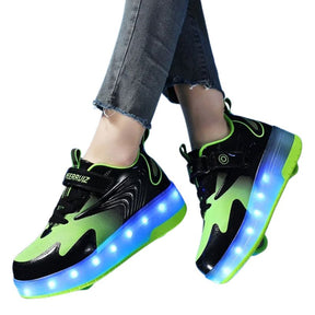Tênis de Rodinha com Luz LED Infantil Peerruiz Tênis de Rodinha com Luz LED Infantil Peerruiz Loja do Bambino 