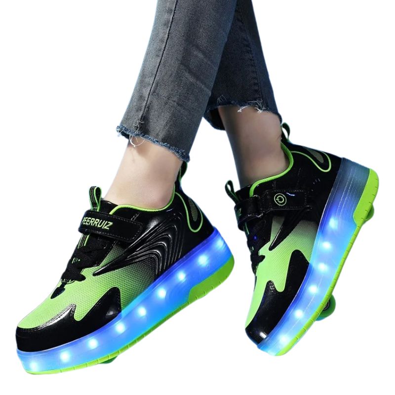 Tênis de Rodinha com Luz LED Infantil Peerruiz Tênis de Rodinha com Luz LED Infantil Peerruiz Loja do Bambino 