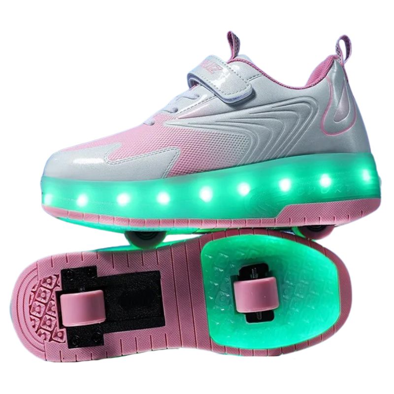 Tênis de Rodinha com Luz LED Infantil Peerruiz Tênis de Rodinha com Luz LED Infantil Peerruiz Loja do Bambino 
