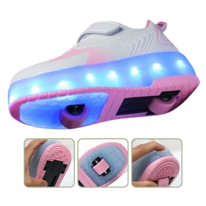 Tênis de Rodinha com Luz LED Infantil Peerruiz Tênis de Rodinha com Luz LED Infantil Peerruiz Loja do Bambino 