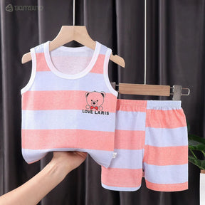 Conjunto Verão Para Menina Recém Nascida Bambino Conjunto Verão Para Menina Recém Nascida Bambino Loja do Bambino Ursinho 1 ano 