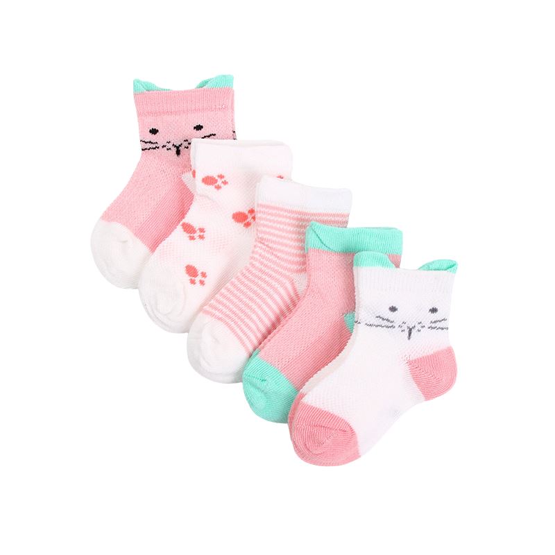 Meias de malha para bebês e crianças com 4 pares inclusos Meias de malha para bebês e crianças com 4 pares inclusos Loja do Bambino 0 a 1 ano (7-10cm) Modelo 03 