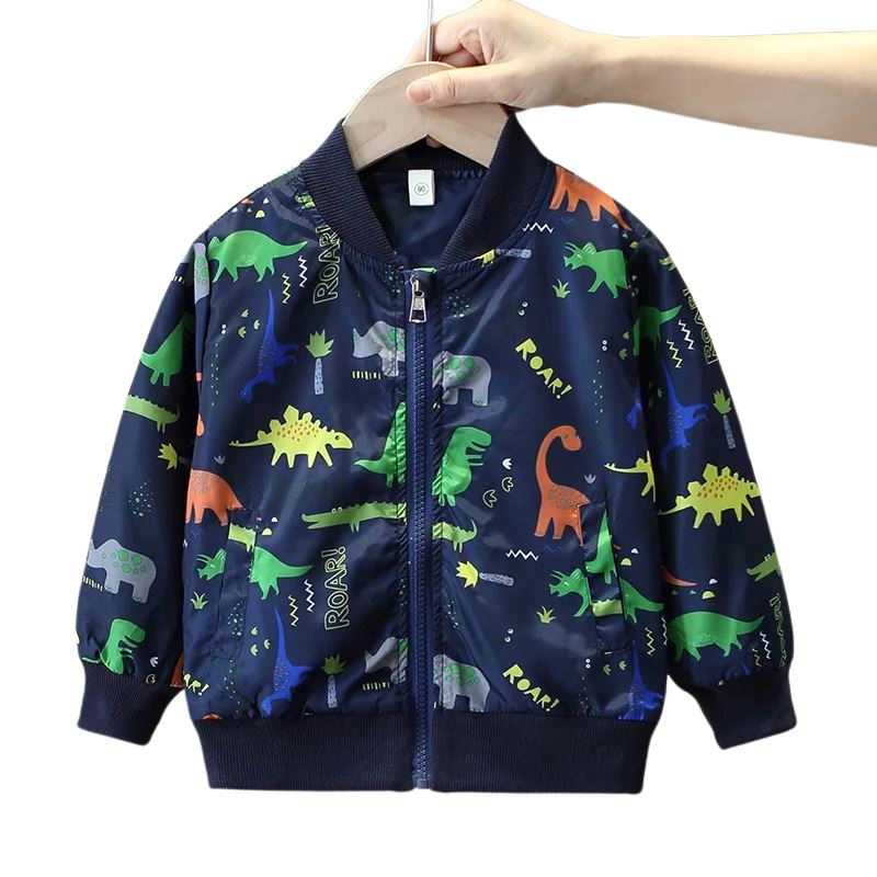 Casaco Infantil Masculino Dinossauro Casaco Infantil Masculino Dinossauro Loja do Bambino Azul 90 