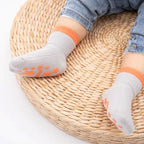 Meias Bebê Antiderrapante Cano Médio - Conjunto com 3 unidades Meias Bebe Antiderrapante Cano Médio Loja do Bambino 