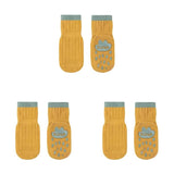 Meias Bebê Antiderrapante Cano Médio - Conjunto com 3 unidades