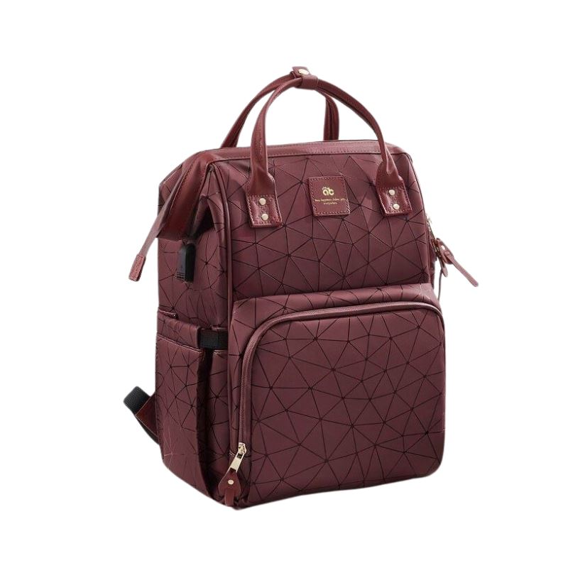 Mochila Maternidade - Lançamento Bambino Mochila Maternidade - Lançamento Bambino Loja do Bambino Vinho 