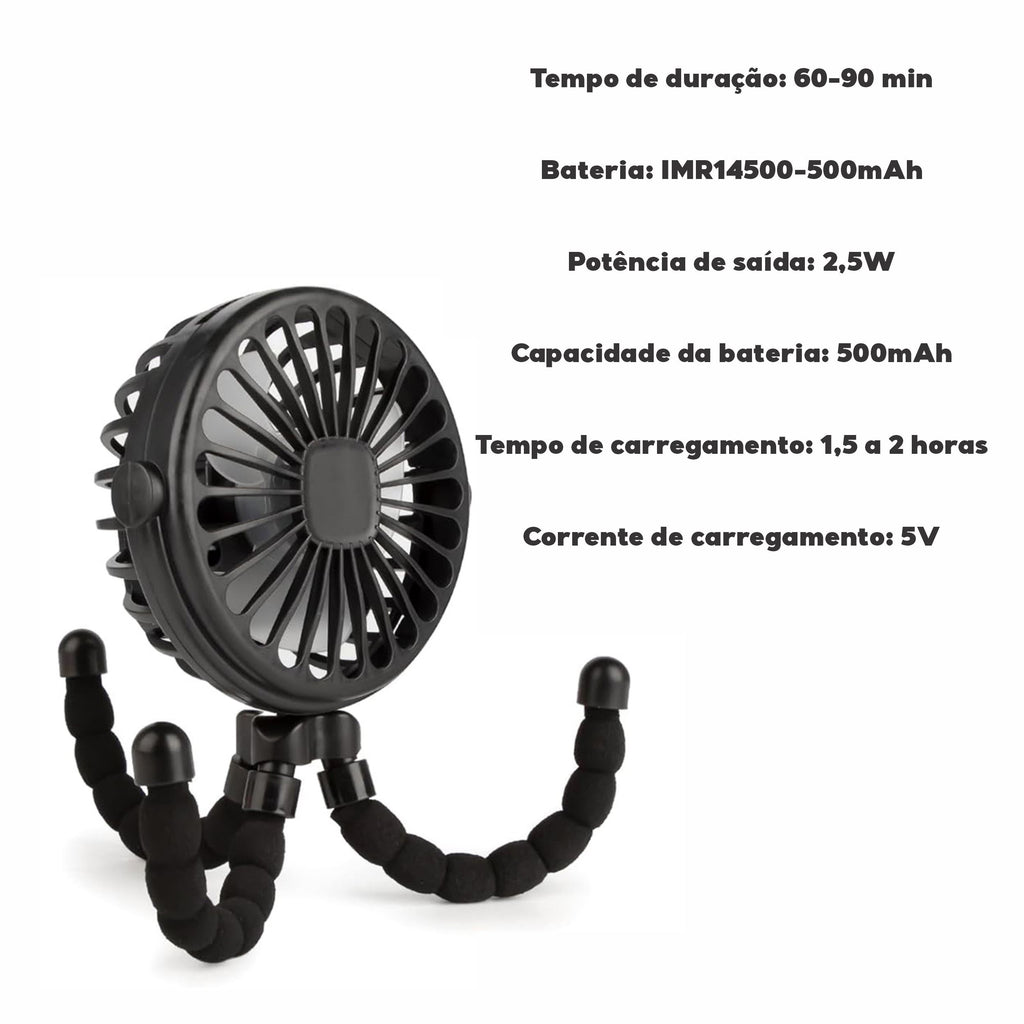 Ventilador Carinho de Bebê Infantil Bambino Ventilador Multiuso Infantil Bambino Loja do Bambino 