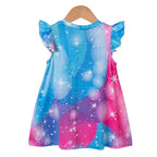 Vestido Infantil Manga Curta Unicórnio Vestido Infantil Manga Curta Unicórnio Loja do Bambino 