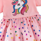 Vestido Verão Unicórnio Infantil Vestido Unicórnio Infantil Loja do Bambino 