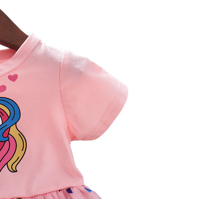 Vestido Verão Unicórnio Infantil Vestido Unicórnio Infantil Loja do Bambino 