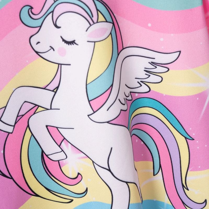 Vestido Infantil Manga Curta Unicórnio Vestido Infantil Manga Curta Unicórnio Loja do Bambino 