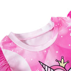 Vestido Infantil Manga Curta Unicórnio Vestido Infantil Manga Curta Unicórnio Loja do Bambino 