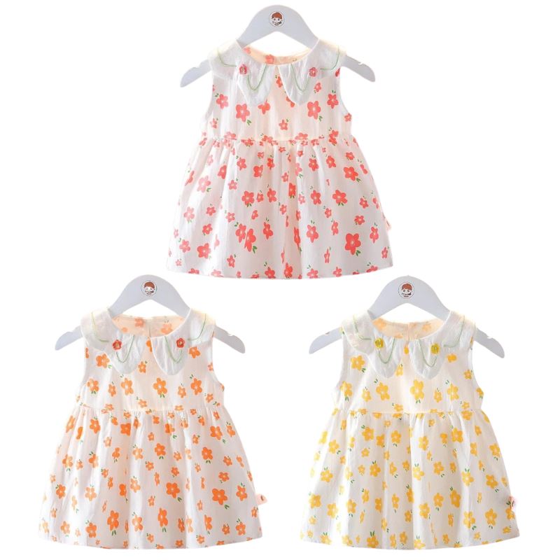 Vestido Infantil Verão Florido Vestido Infantil Verão Florido Loja do Bambino 