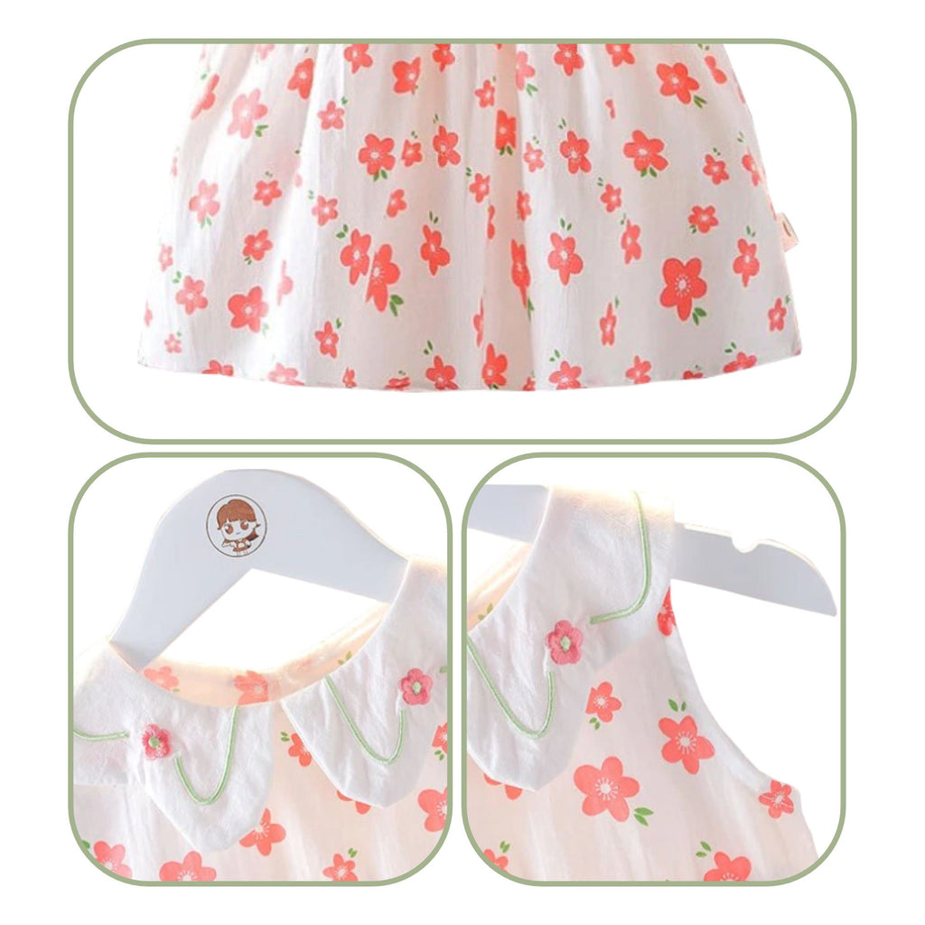 Vestido Infantil Verão Florido Vestido Infantil Verão Florido Loja do Bambino 