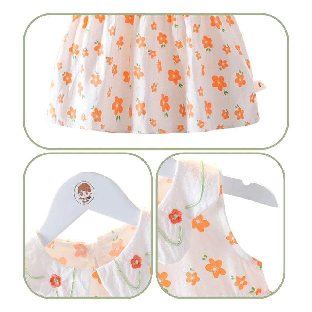 Vestido Infantil Verão Florido Vestido Infantil Verão Florido Loja do Bambino 