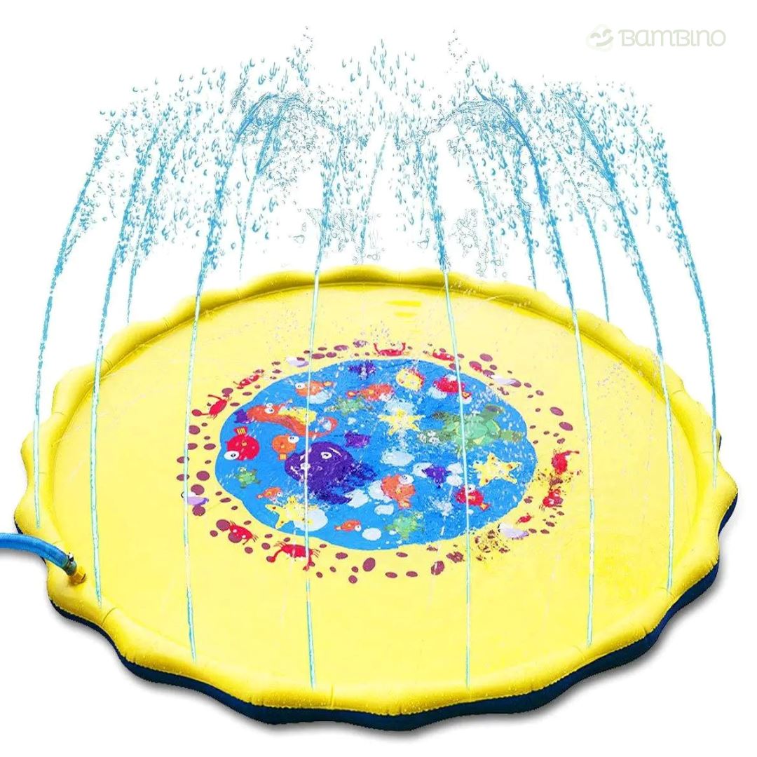 Piscina com Chafariz Infantil Bambino Piscina com Chafariz Infantil Bambino Loja do Bambino Amarelo 