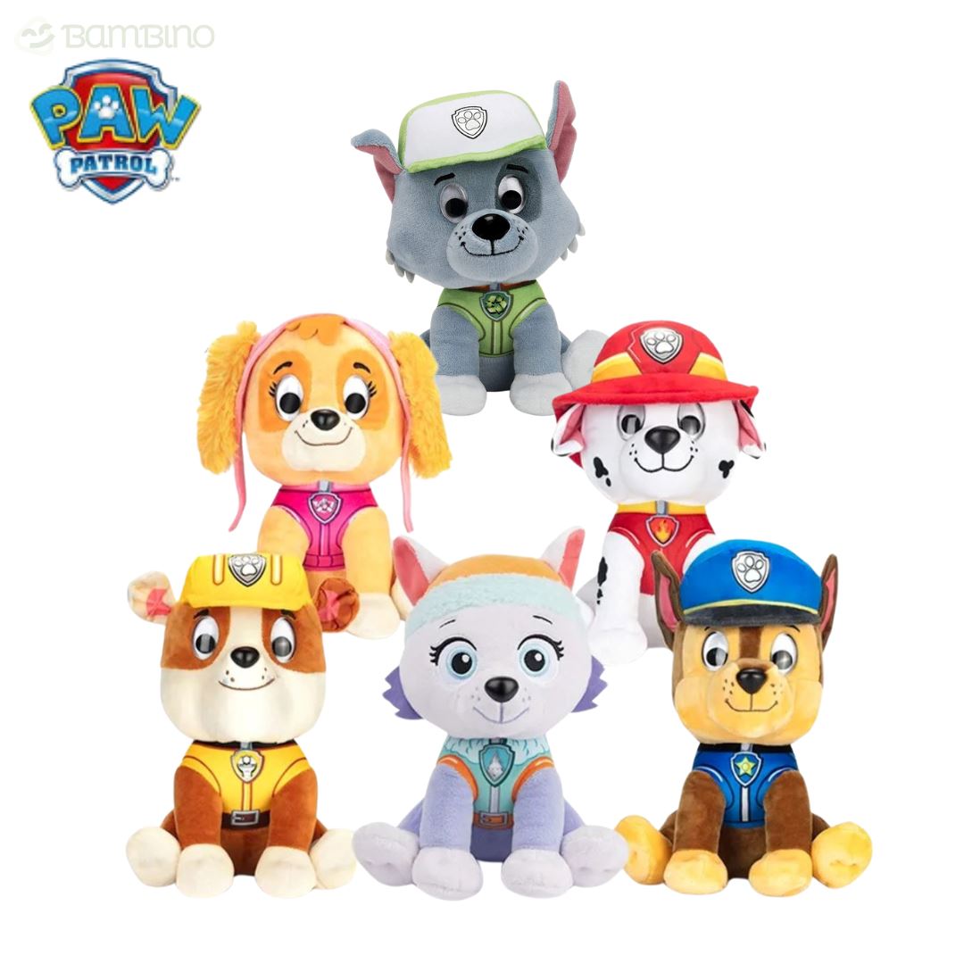 Ursinho Pelúcia Patrulha Canina Infantil Bambino Pelúcia Patrulha Canina Infantil Bambino Loja do Bambino Combo 