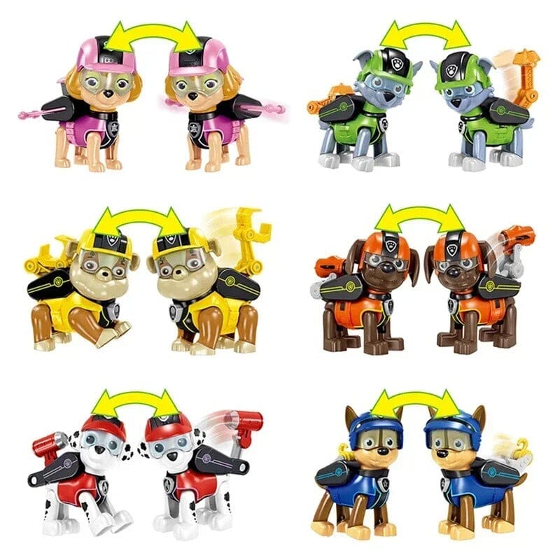 Brinquedos de Personagens Patrulha Canina com 7 unidades Bambino Brinquedos de Personagens Patrulha Canina com 7 unidades Bambino Loja do Bambino 