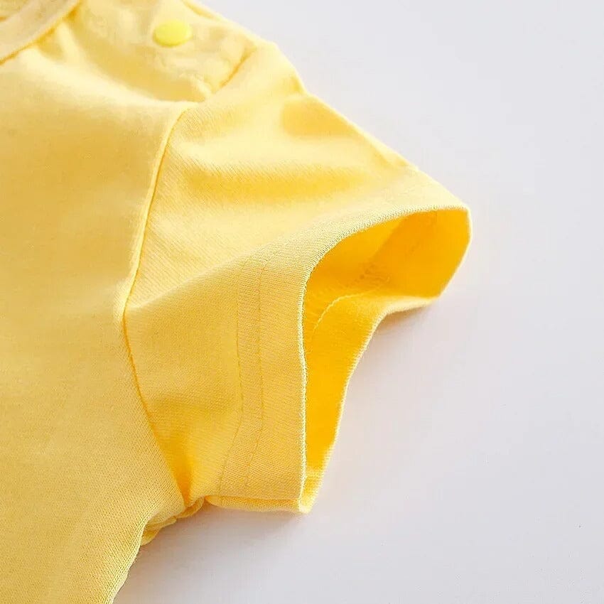 Macacão curto para bebês MM Macacão curto para bebês MM Loja do Bambino 