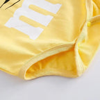 Macacão curto para bebês MM Macacão curto para bebês MM Loja do Bambino 