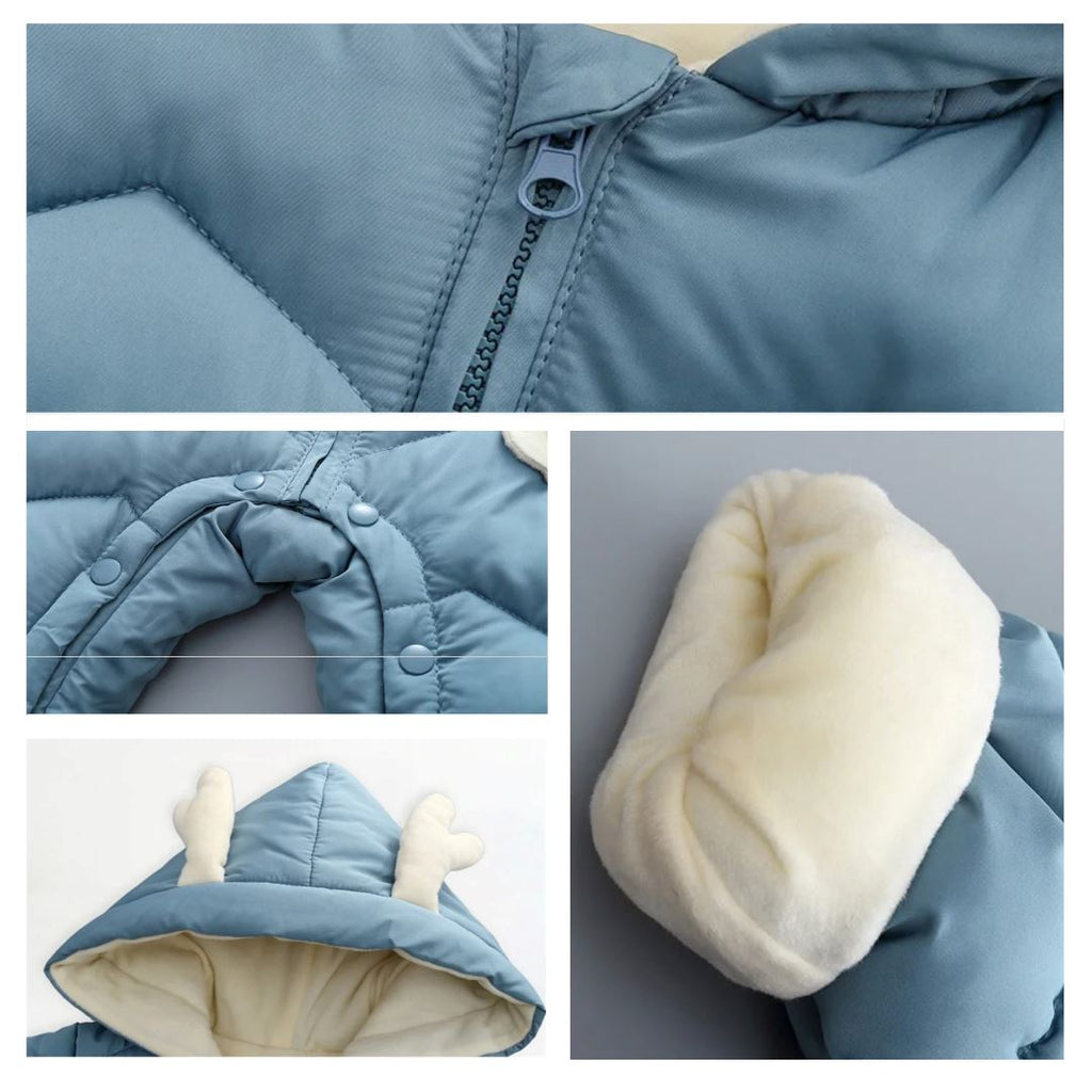 Macacão Snow Infantil com Capuz Bambino Macacão Snow Infantil com Capuz Bambino Loja do Bambino 