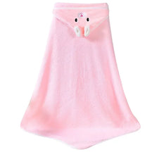 Toalha com Capuz Toque Suave para Recém Nascido Bambino Toalha com Capuz Toque Suave para Recém Nascido Bambino Loja do Bambino Pink 80x80cm 