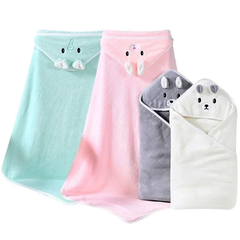 Toalha com Capuz Toque Suave para Recém Nascido Bambino Toalha com Capuz Toque Suave para Recém Nascido Bambino Loja do Bambino 