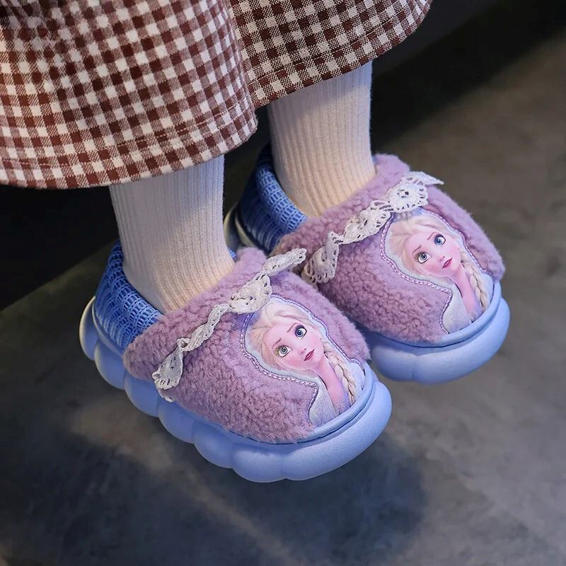 Pantufa Infantil Frozen para Meninas Pantufa Infantil Frozen para Meninas Loja do Bambino 