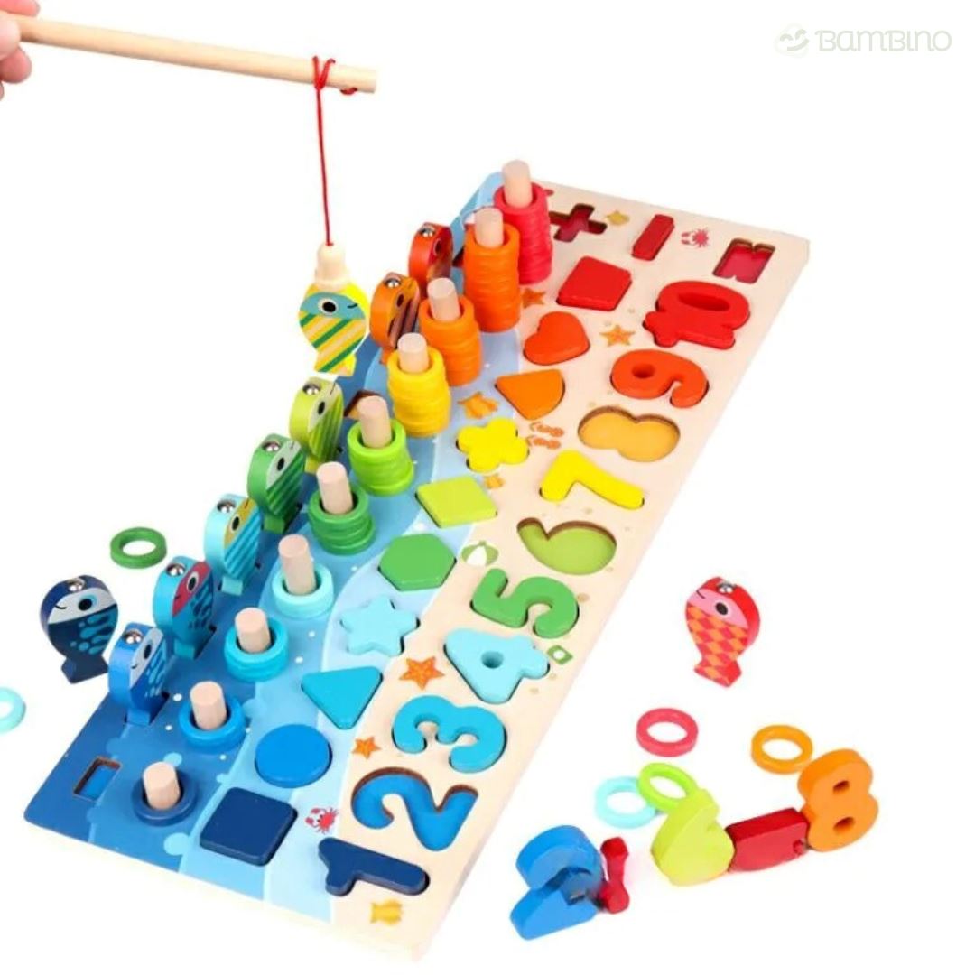 Brinquedo Montessori 4em1 Para Crianças Bambino Brinquedo Montessori 4em1 Para Crianças Bambino Loja do Bambino 