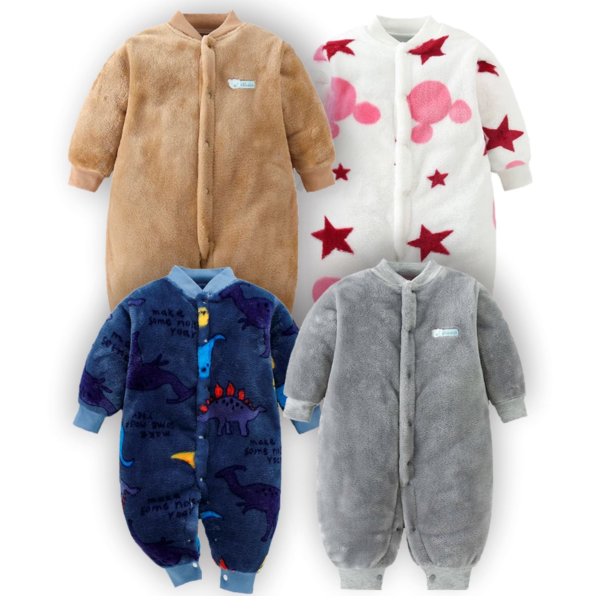 Macacão bebê recém-nascido manga longa inverno Macacão bebê recém-nascido manga longa inverno Loja do Bambino 