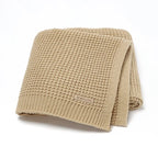 Manta Baby Bliss Blanket Recém Nascido Bambino Manta Trabalhada Recém Nascido Bambino Loja do Bambino 90*70 Bege 