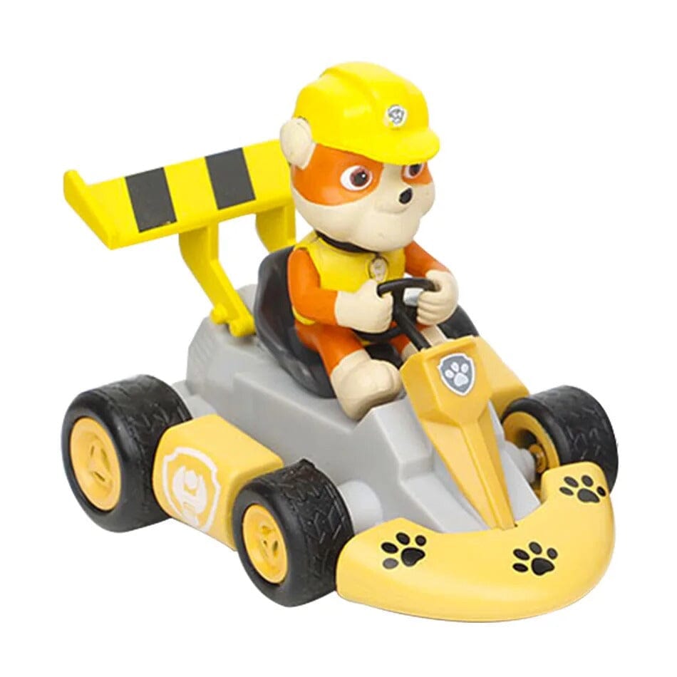 Brinquedos de Personagens Patrulha Canina com Carrinho Bambino Brinquedos de Personagens Patrulha Canina com Carrinho Bambino Loja do Bambino Amarelo 