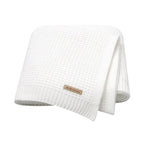 Manta Baby Bliss Blanket Recém Nascido Bambino Manta Trabalhada Recém Nascido Bambino Loja do Bambino 90*70 Branco 