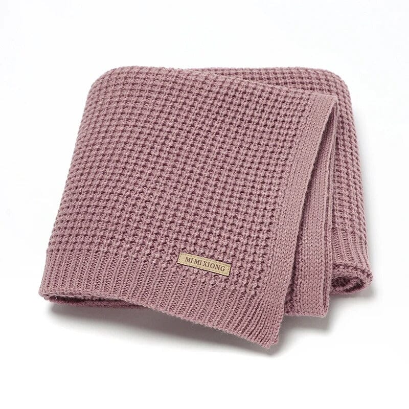 Manta Baby Bliss Blanket Recém Nascido Bambino Manta Trabalhada Recém Nascido Bambino Loja do Bambino 90*70 Vermelho 