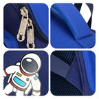 Conjunto Mochila Infantil Astronauta Ortopédica Impermeável Conjunto Mochila Infantil Astronauta Ortopédica Impermeável Loja do Bambino 