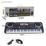 Teclado Elétrico Com Microfone Infantil