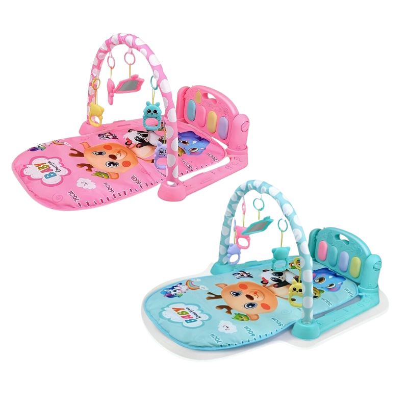 Caminha Tapete Soneca Recém-Nascido - Com Chocalhos e Musica Caminha Tapete Soneca Recém-Nascido - Com Chocalhos e Musica Loja do Bambino 