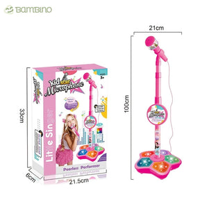 Microfone Karaokê Infantil Microfone Karaokê Infantil Loja do Bambino Rosa 