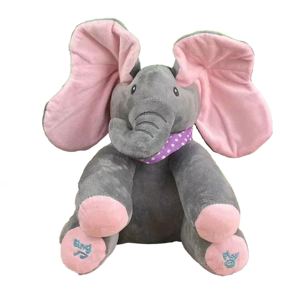 Elefantinho de Pelúcia Orelhudo Musical Elefantinho Orelhudo Musical Loja do Bambino 