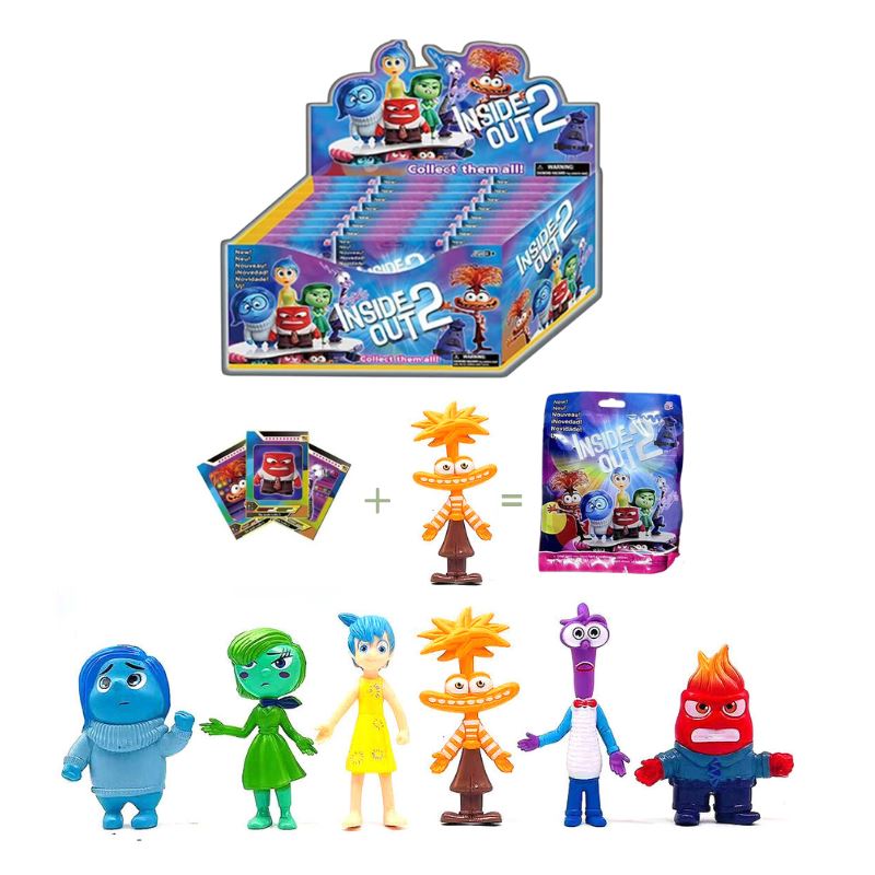 Coleção Bonecos Divertidamente com Figurinhas (aguardando retorno designer) Coleção Bonecos Divertidamente com Figurinhas Loja do Bambino 