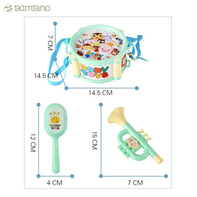 Conjunto de Percussão Infantil Conjunto de Percussão Infantil Loja do Bambino 
