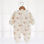 Macacão Bebê Manga Longa de Algodão Macacão Bebê Manga Longa de Algodão Loja do Bambino Modelo 10 3 a 6 meses 