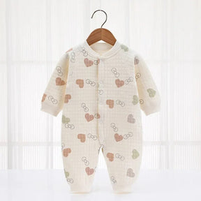 Macacão Bebê Manga Longa de Algodão Macacão Bebê Manga Longa de Algodão Loja do Bambino Modelo 10 3 a 6 meses 