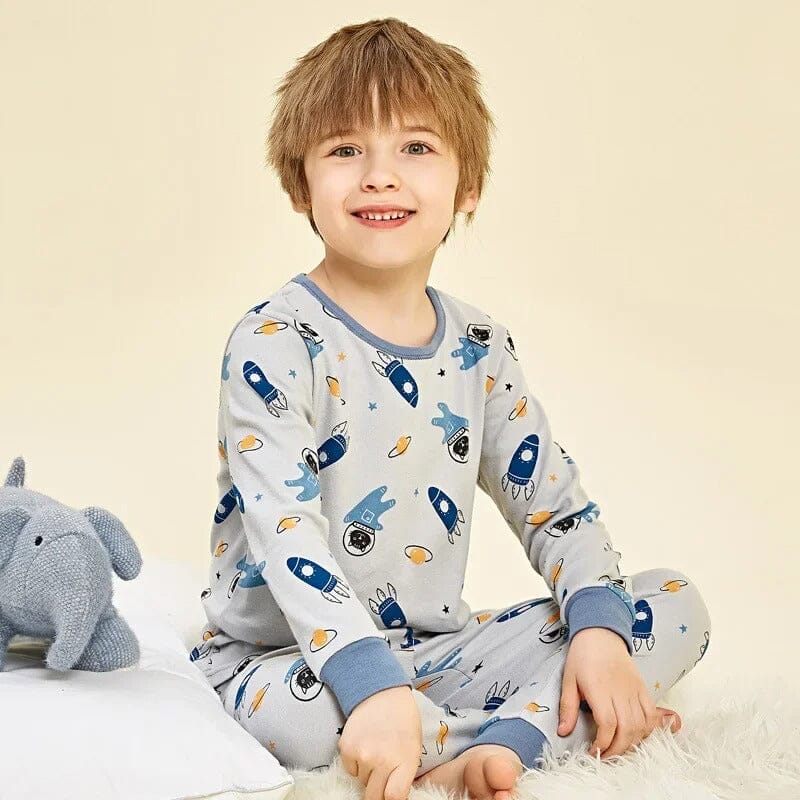 Pijama Infantil Manga Longa em Algodão Pijama Infantil Manga Longa em Algodão Loja do Bambino Modelo 11 90-100 