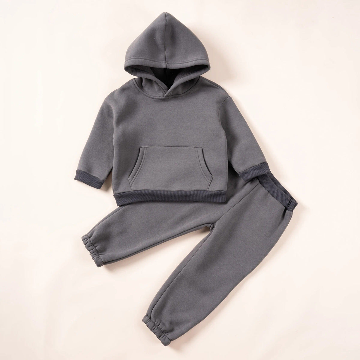 Conjunto de Moletom Infantil Unissex Conjunto de Moletom Infantil Unissex Loja do Bambino Cinza 90 