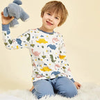 Pijama Infantil Manga Longa em Algodão Pijama Infantil Manga Longa em Algodão Loja do Bambino Modelo 5 90-100 