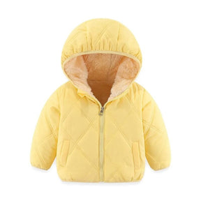 Jaqueta de Pelúcia Infantil Bambino Jaqueta de Sarja Infantil de Pelúcia Loja do Bambino Amarelo 2 Anos 