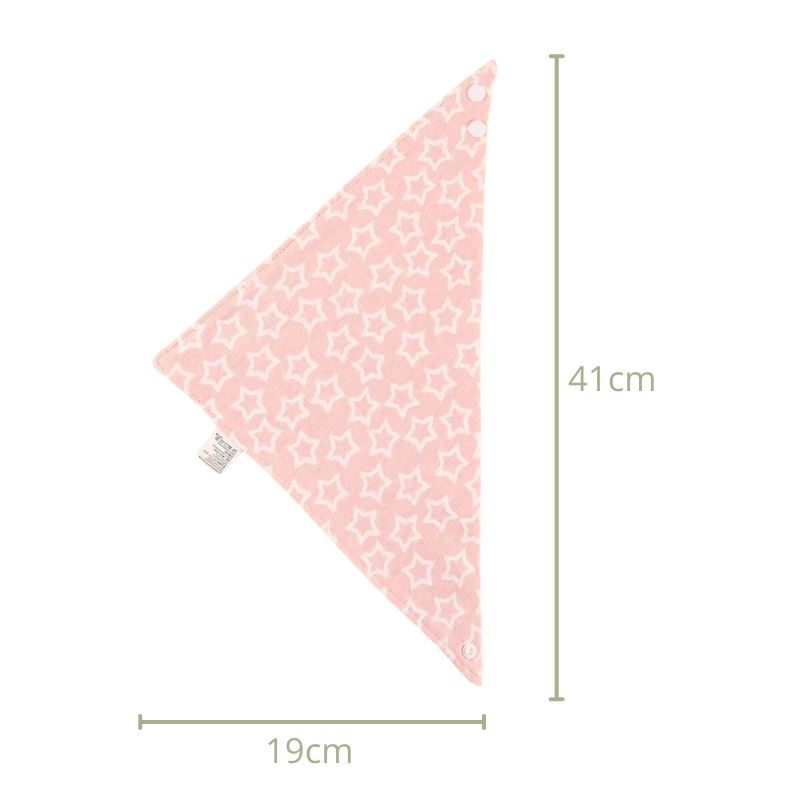 Bandana Babador para Bebê Bambino - Contém 5 peças Lenços de Pescoço Infantil Bambino - Contém 5 peças Loja do Bambino 