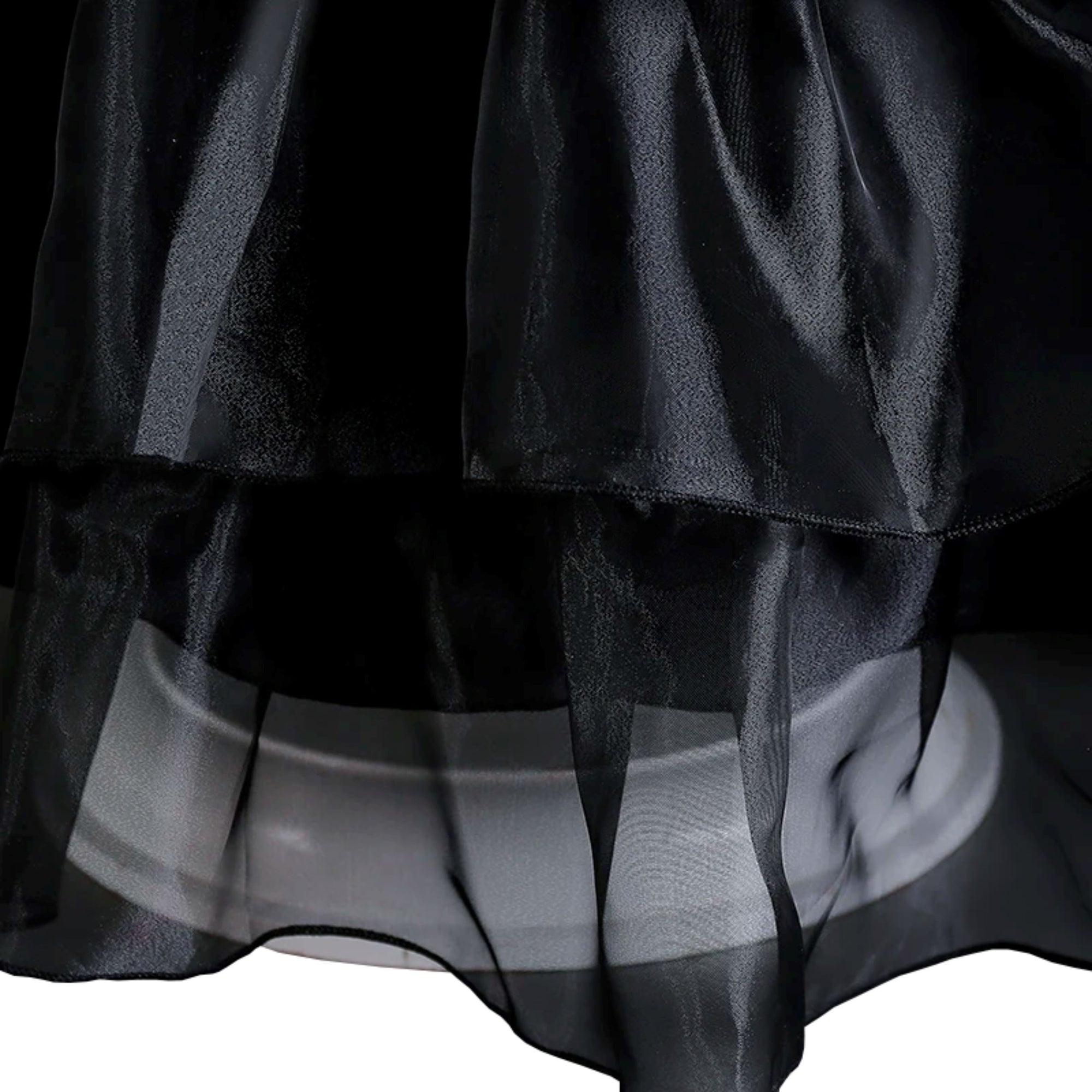 Fantasia Cosplay Wandinha Infantil Bambino - Peruca e Vestido Fantásia Cosplay Wandinha Infantil Bambino Loja do Bambino 