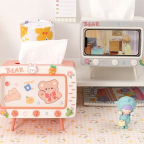 Suporte para Celular + Porta Lenços Suporte para Celular + Porta Lenços Loja do Bambino 